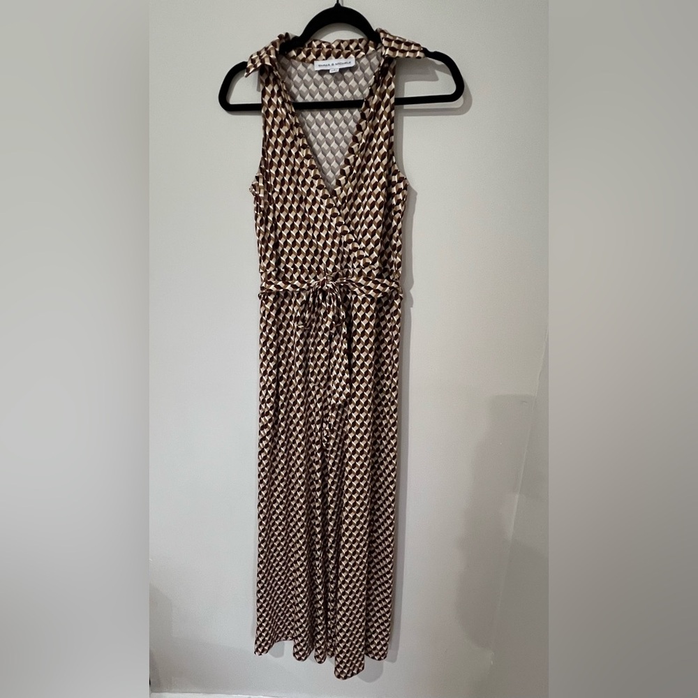 Emma & Michele Multicolor Geometric Jumpsuit